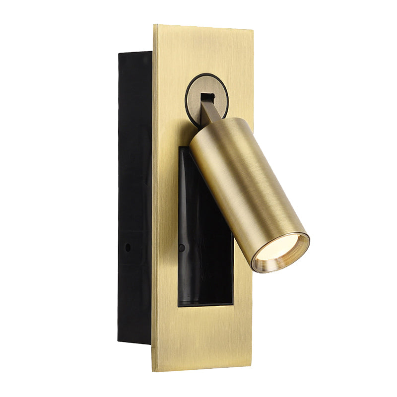 1 Light Wall Sconce Modern Style Metal Wall Lighting for Bedside