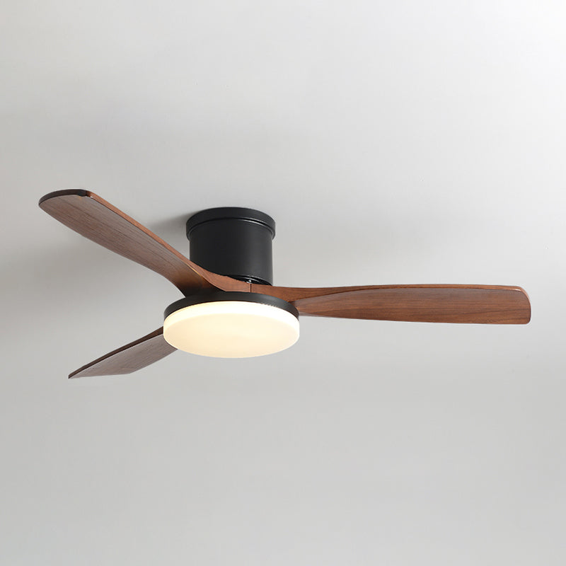 Geometry Metal Ceiling Fan Light Kids Style 1-Light Ceiling Fan Lamp for Living Room