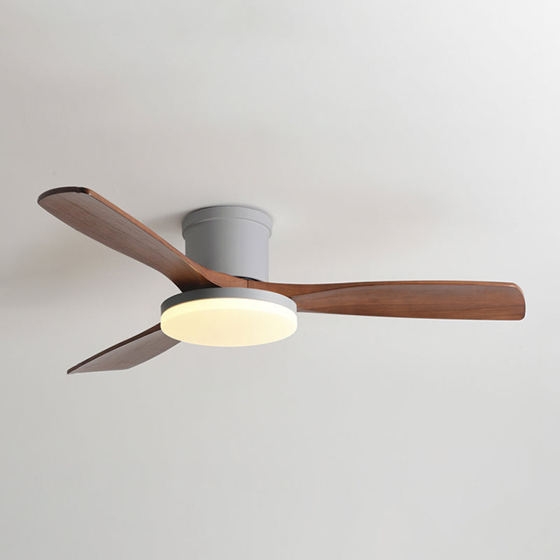 Geometry Metal Ceiling Fan Light Kids Style 1-Light Ceiling Fan Lamp for Living Room