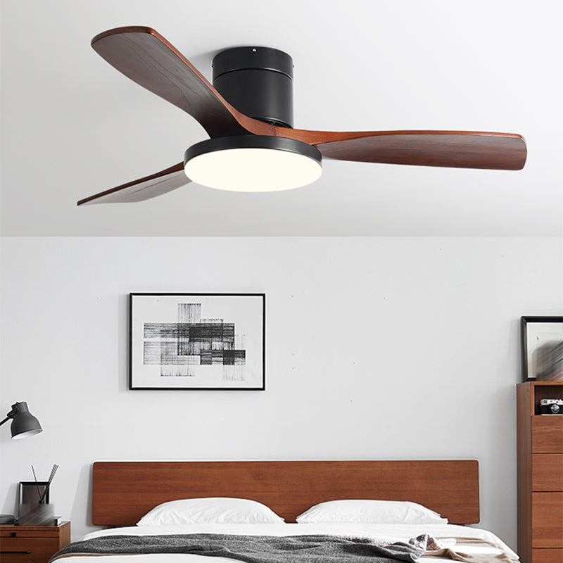Unique Shape Ceiling Fan Light Kids Style Metal Single Light Ceiling Fan Lamp for Bedroom