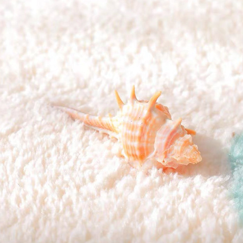 Light Grey Modern Rug Polyester Stripe Rug Washable Indoor Rug for Living Room