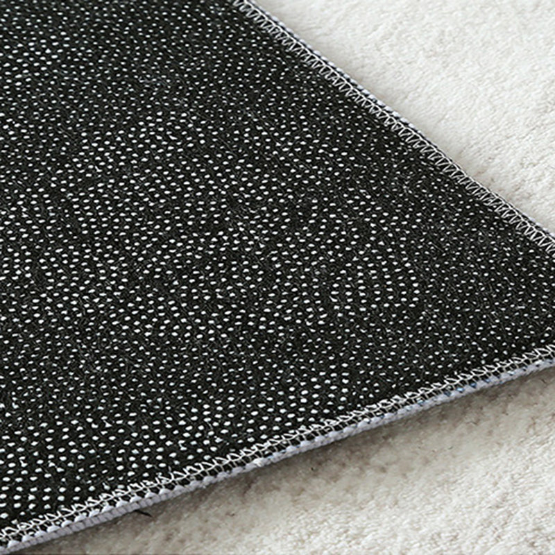 Casual Color Block Rug Polyester Area Rug Non-Slip Backing Indoor Carpet for Living Room