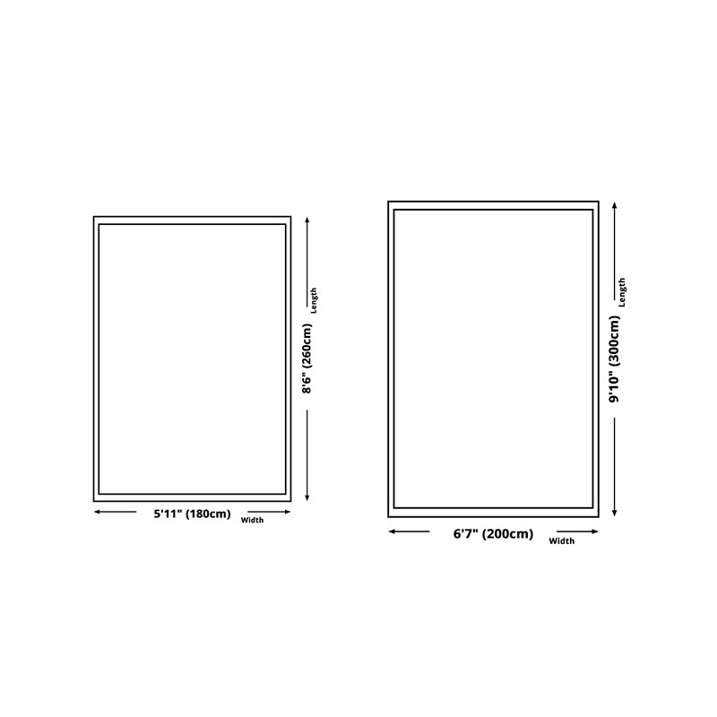 Casual Color Block Rug Polyester Area Rug Non-Slip Backing Indoor Carpet for Living Room