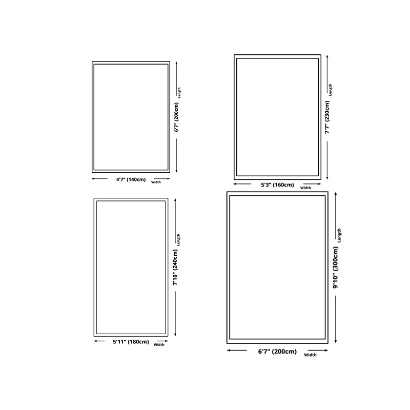 Simple Graffiti Print Rug Polyester Indoor Carpet Non-Slip Backing Carpet for Living Room