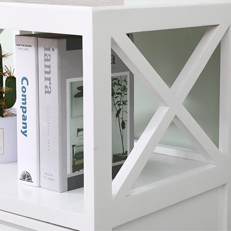 Retro Style Storage Chest Vertical Solid Wood Storage Chest Dresser for Bedroom