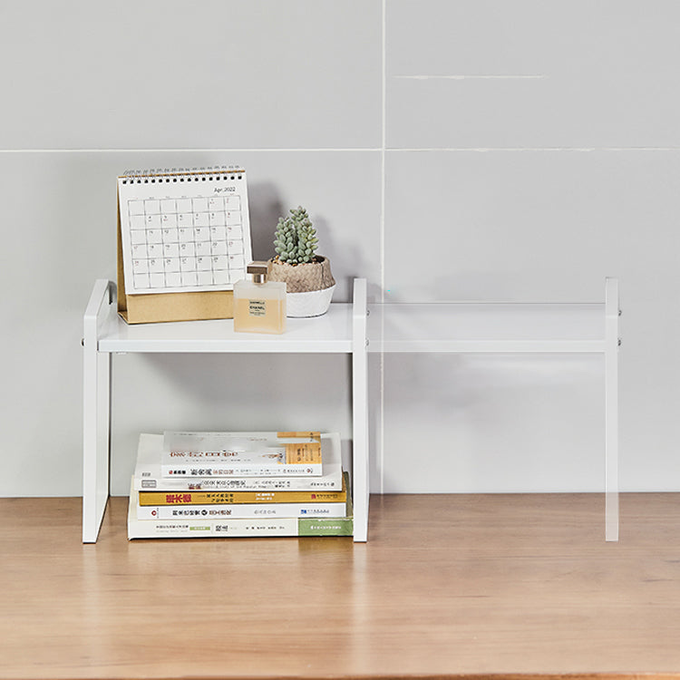 Modern Style Bookshelf Metal Open Back Bookcase for Home Office