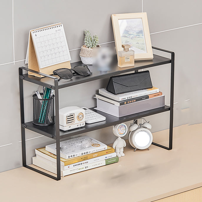 Modern Style Bookshelf Metal Open Back Bookcase for Home Office