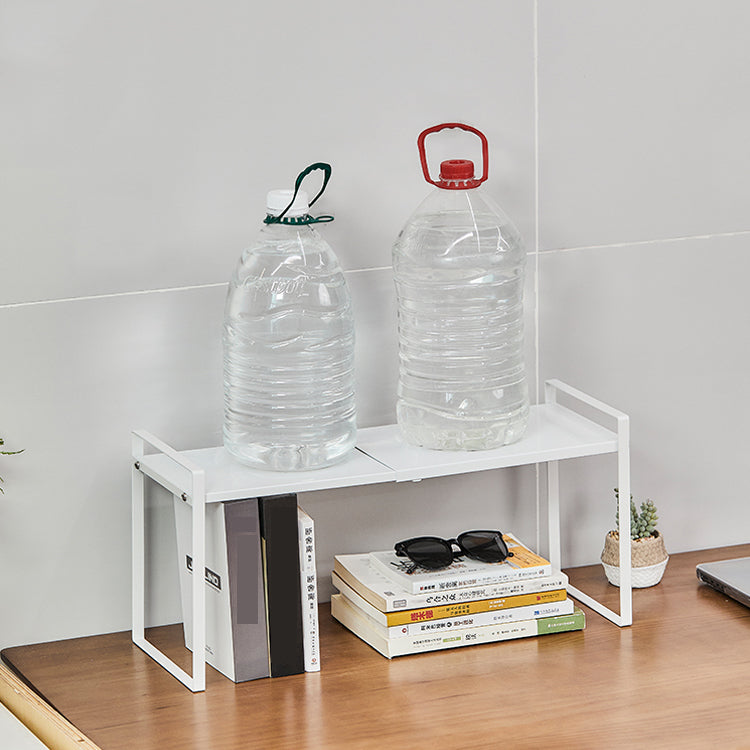 Modern Style Bookshelf Metal Open Back Bookcase for Home Office