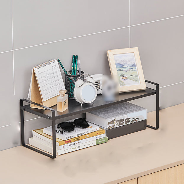 Modern Style Bookshelf Metal Open Back Bookcase for Home Office