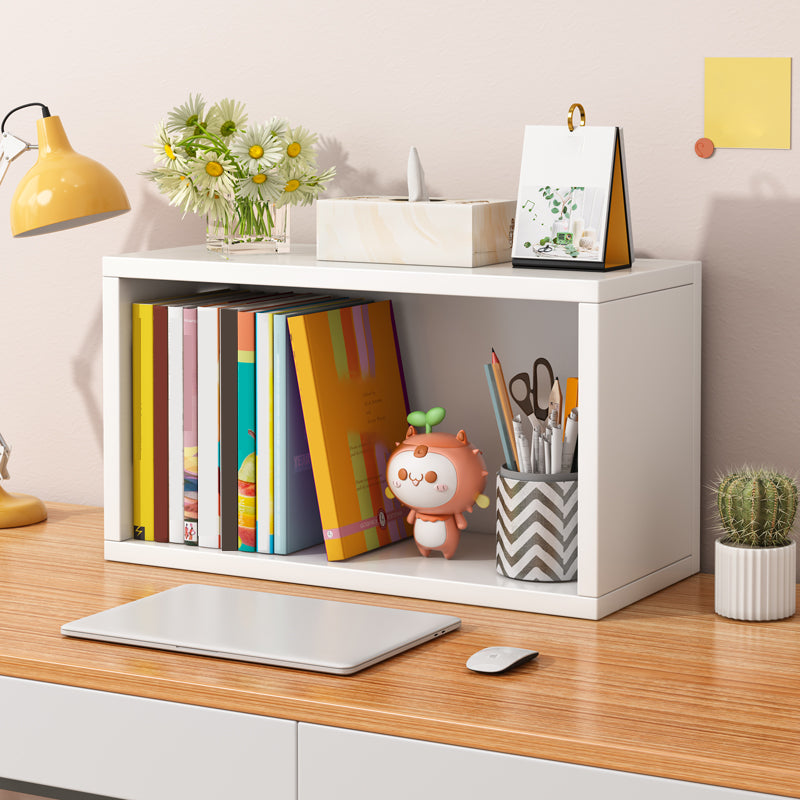 Contemporary Engineer Wood Bookshelf Closed Back Bookcase,17.7"L x 6.7"W x 11.8"H