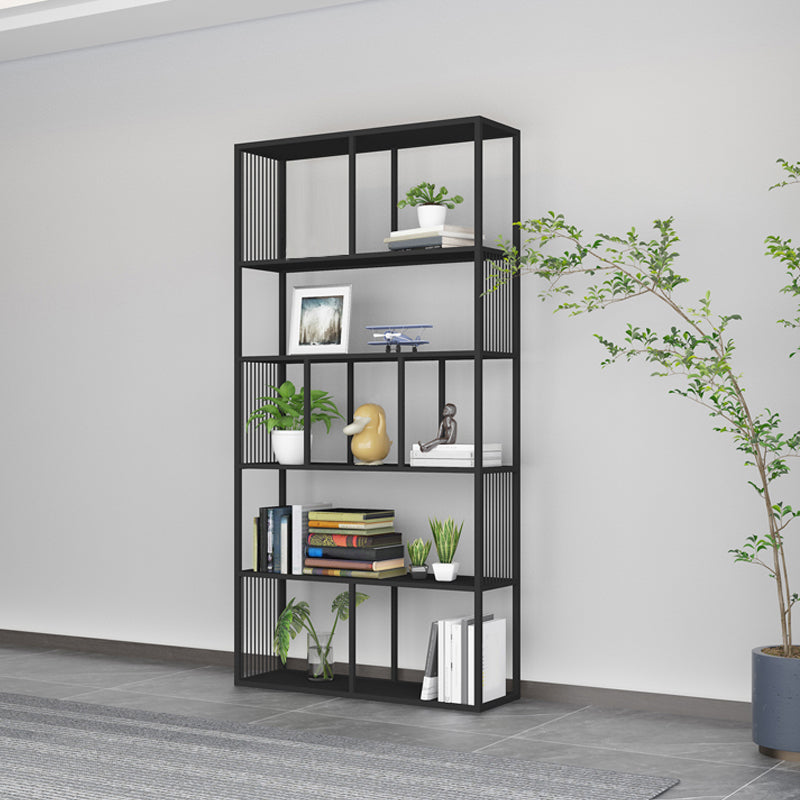 Scandinavian Rectangle Bookshelf Office Metal Etagere Bookcase