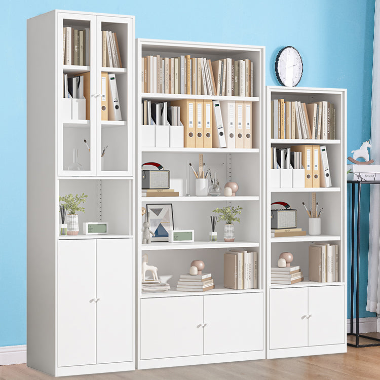 Closed Standard Bookshelf Modern Door Home Study Living Room Bookcase