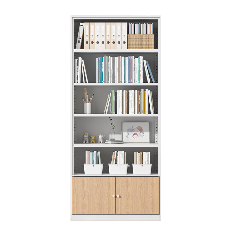 Closed Standard Bookshelf Modern Door Home Study Living Room Bookcase