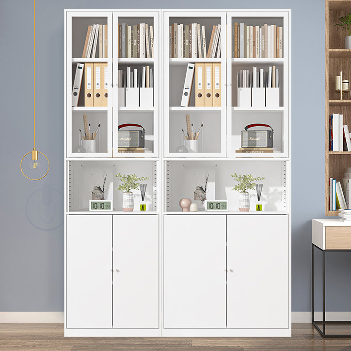 Closed Standard Bookshelf Modern Door Home Study Living Room Bookcase