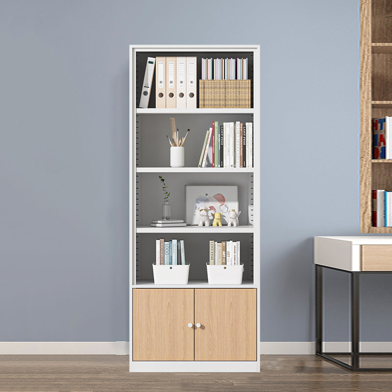Closed Standard Bookshelf Modern Door Home Study Living Room Bookcase