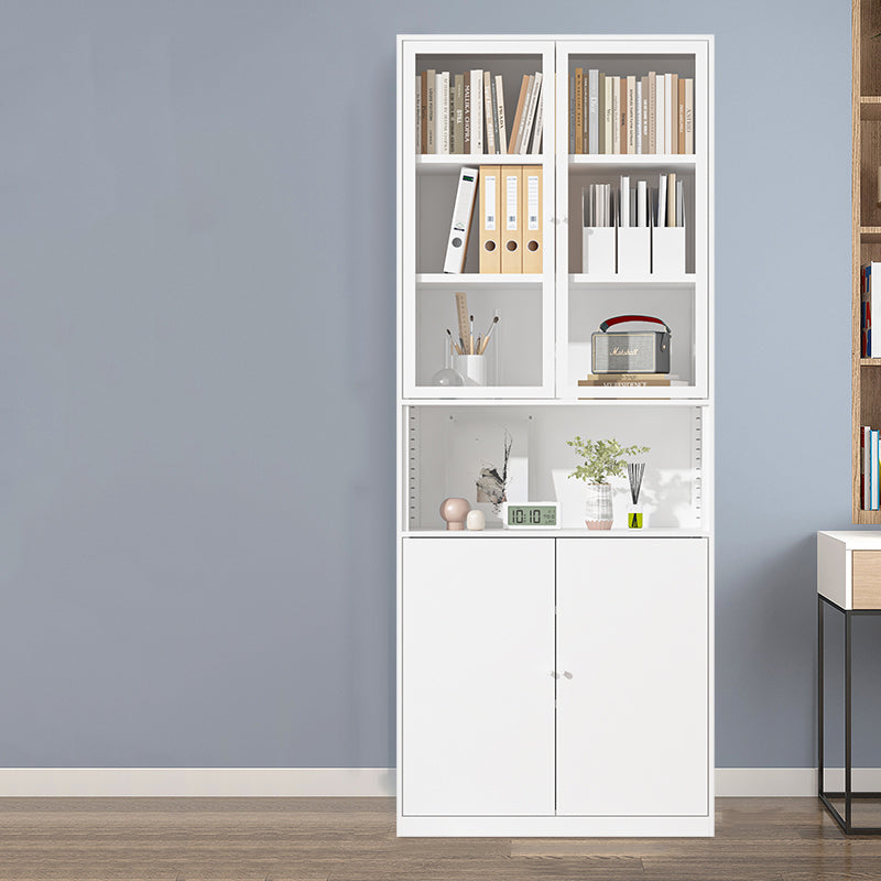 Closed Standard Bookshelf Modern Door Home Study Living Room Bookcase