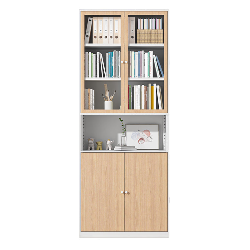 Closed Standard Bookshelf Modern Door Home Study Living Room Bookcase