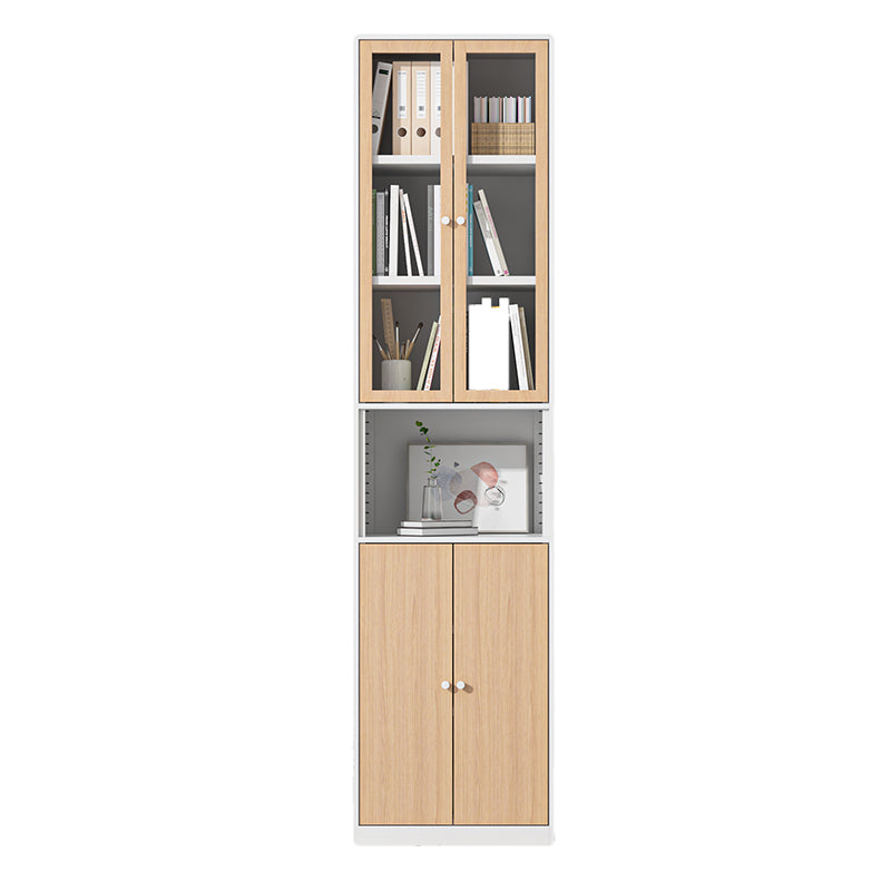 Closed Standard Bookshelf Modern Door Home Study Living Room Bookcase