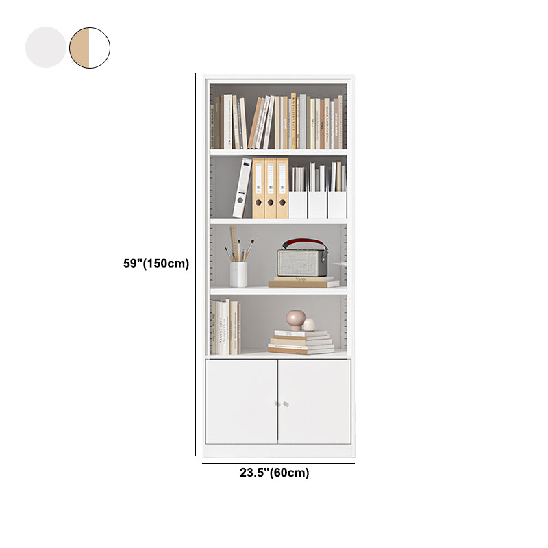 Closed Standard Bookshelf Modern Door Home Study Living Room Bookcase