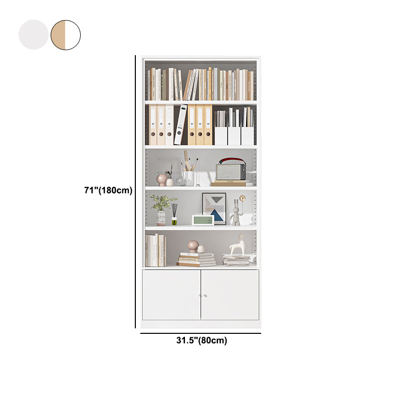 Closed Standard Bookshelf Modern Door Home Study Living Room Bookcase