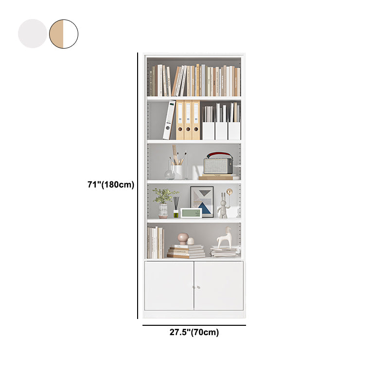 Closed Standard Bookshelf Modern Door Home Study Living Room Bookcase