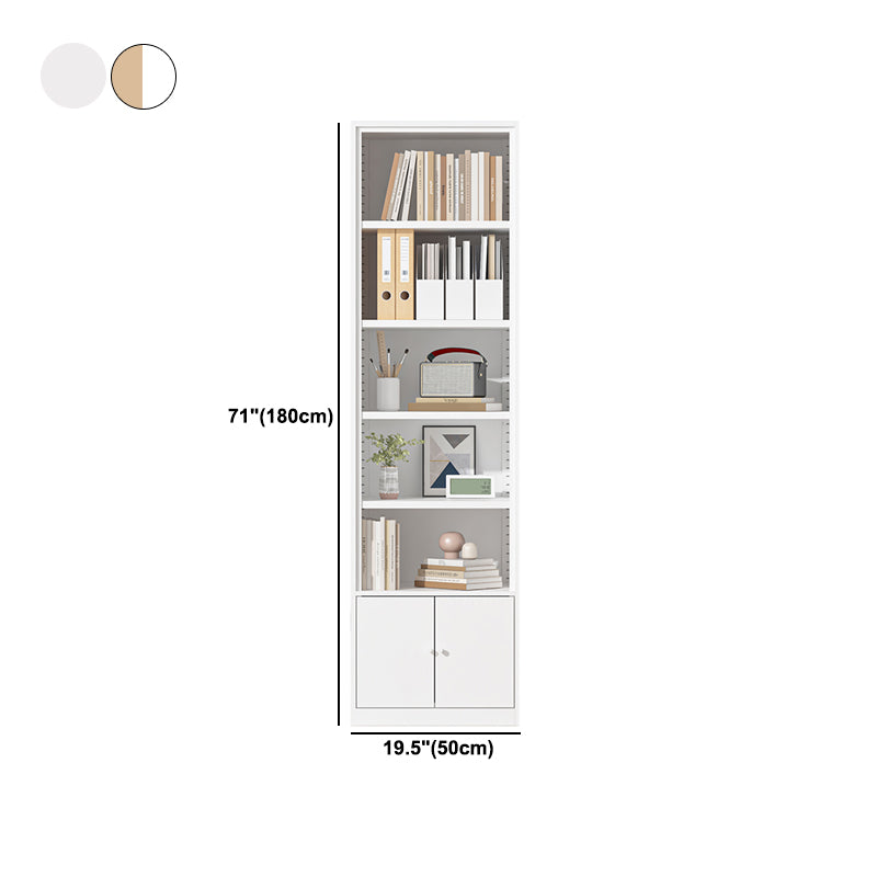 Closed Standard Bookshelf Modern Door Home Study Living Room Bookcase