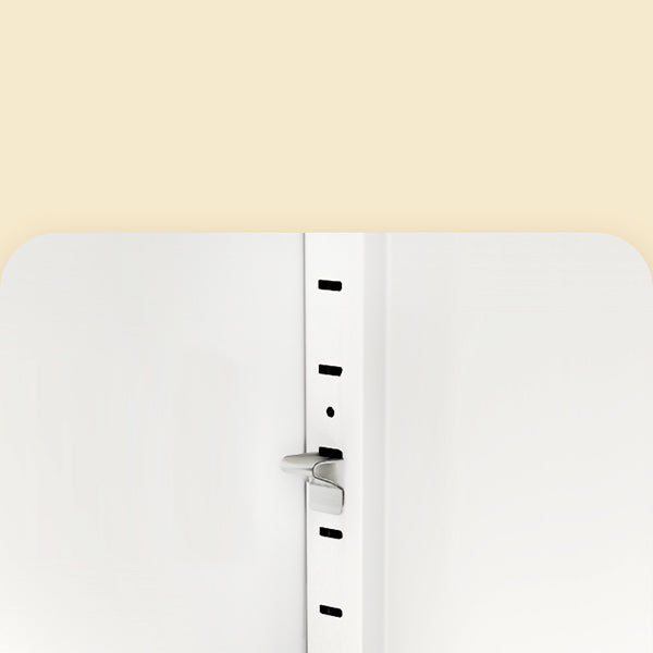 Modern Iron Bookcase, Geometric Bookshelf for Any Room, 13" W