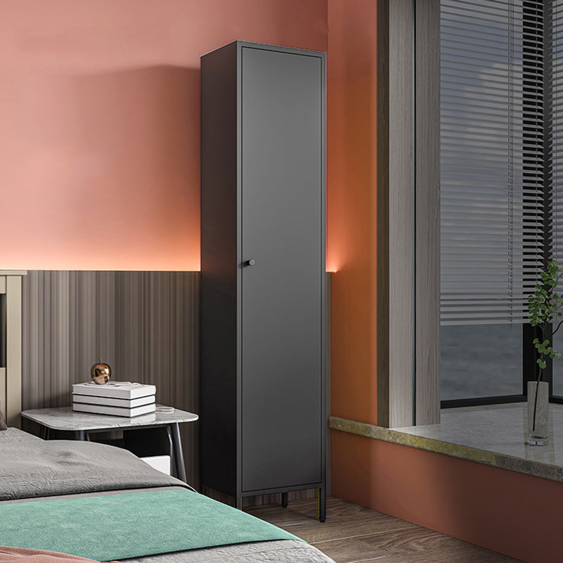 71"H Closed Metal Bookshelf Nordic Home Office Rectangular Bookcase