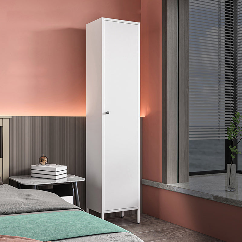 71"H Closed Metal Bookshelf Nordic Home Office Rectangular Bookcase