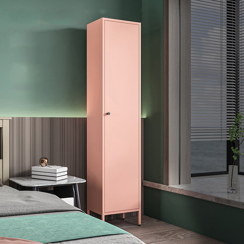 71"H Closed Metal Bookshelf Nordic Home Office Rectangular Bookcase