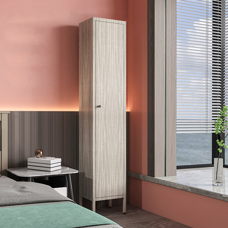 71"H Closed Metal Bookshelf Nordic Home Office Rectangular Bookcase