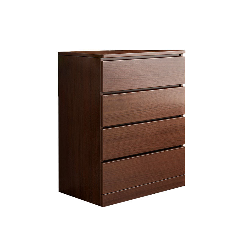 Modern Storage Chest Vertical Wooden Bedroom Storage Chest Dresser with Drawers