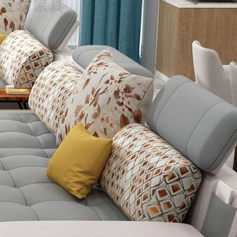 6-Seater Modular Sectional for Living Room 98.43" Wide 161.41" Long