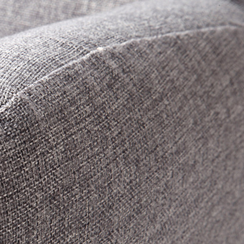 Linen Chair 23.62" L x 21.65" W Armchair Solid Wood Frame Chair