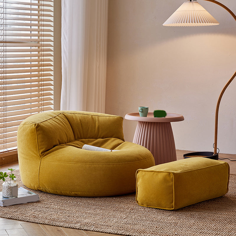 37.40" L x 37.40" W x 19.68" H Velvet Accent Room Chair for Living Room