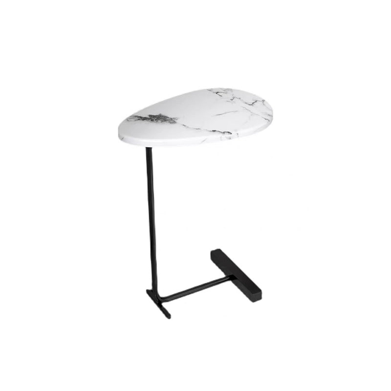 Modern Style Cocktail Table Artificial Wood Table Metal Iron Base Coffee Table