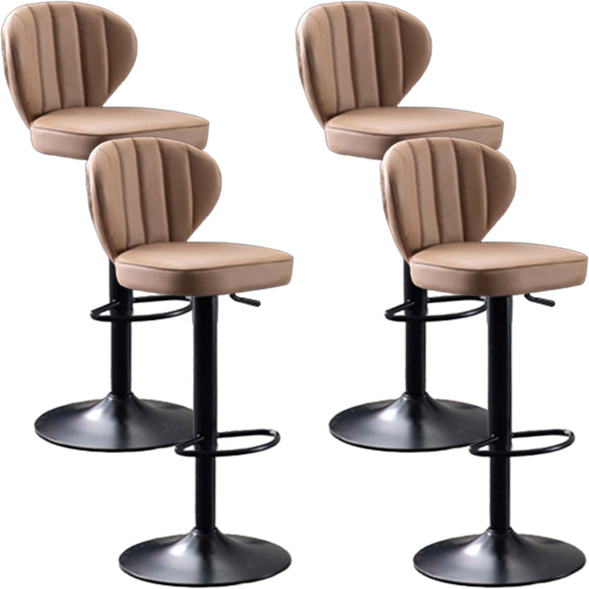Modern Style Liftable Bar-stool Metal Counter Bar Stool with Metal Legs for Restaurant