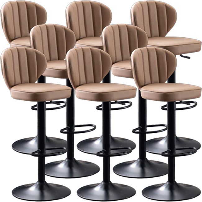 Modern Style Liftable Bar-stool Metal Counter Bar Stool with Metal Legs for Restaurant
