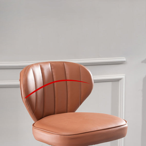 Modern Style Liftable Bar-stool Metal Counter Bar Stool with Metal Legs for Restaurant