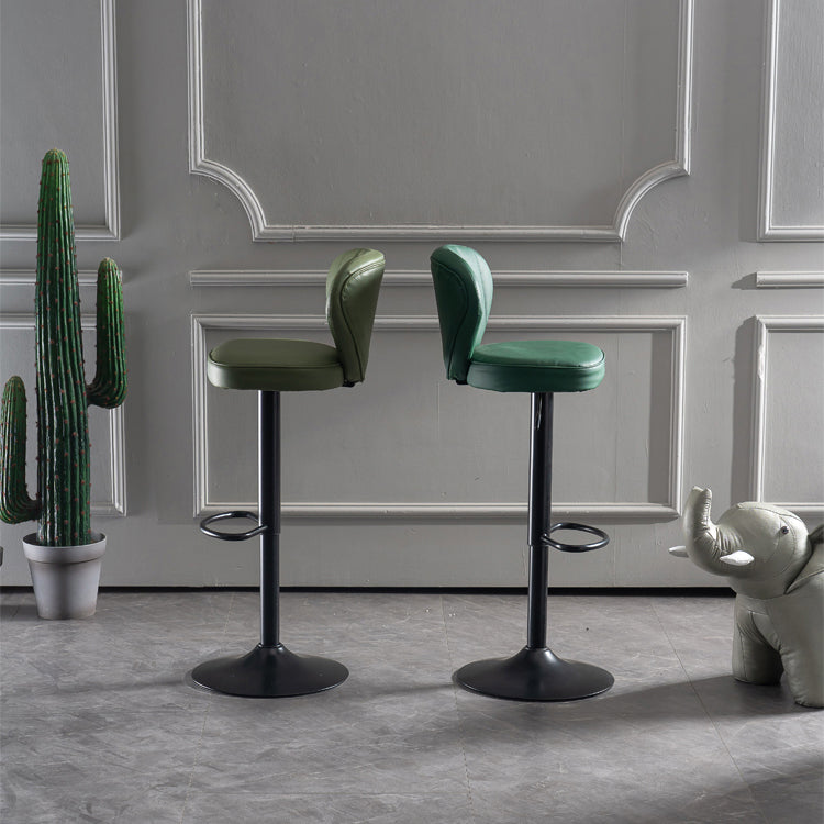 Modern Style Liftable Bar-stool Metal Counter Bar Stool with Metal Legs for Restaurant