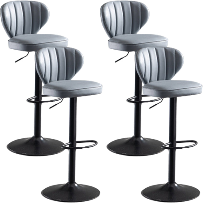 Modern Style Liftable Bar-stool Metal Counter Bar Stool with Metal Legs for Restaurant