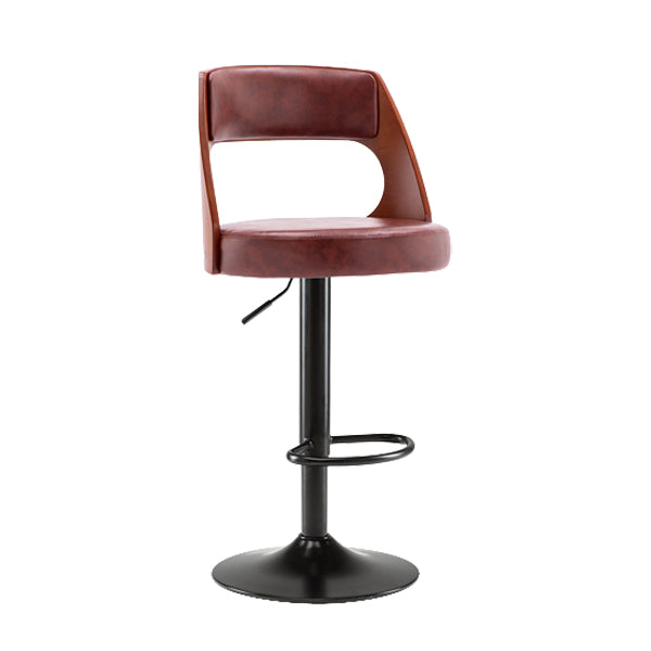 Industrial Style Liftable Bar-stool Metal Counter Bar Stool with Metal Legs for Kitchen