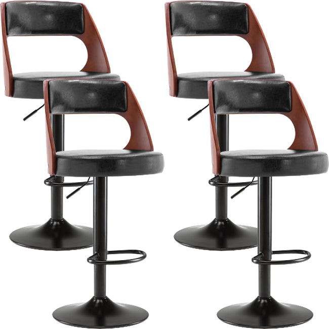 Industrial Style Liftable Bar-stool Metal Counter Bar Stool with Metal Legs for Kitchen