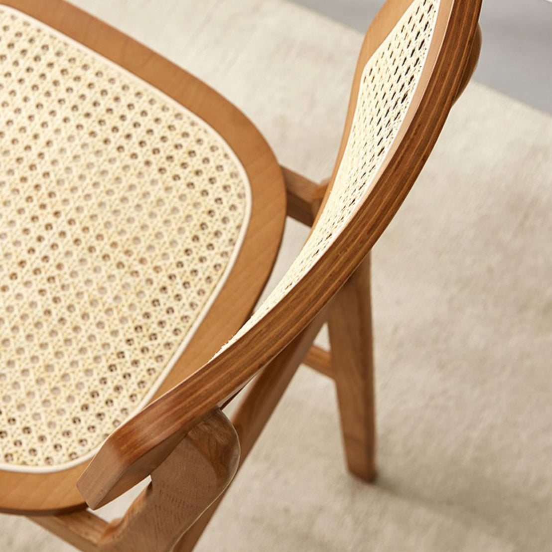 Modern Style Bar-stool Wooden Counter Bar Stool with Wood Legs for Home