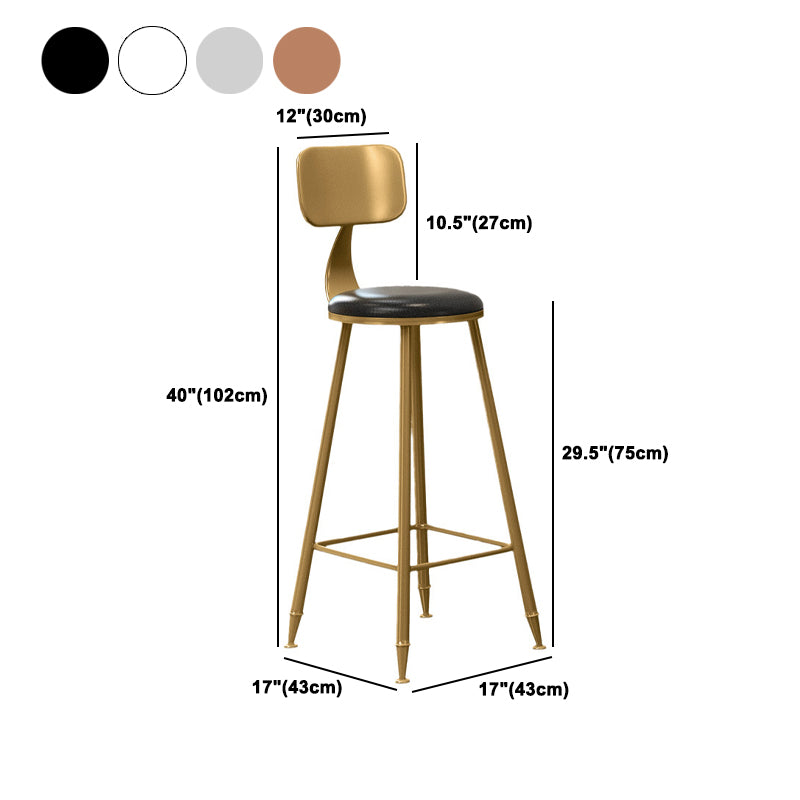 1/2/3/4 Pieces Glam Round Bar Table Set Bistro Set with Faux Marble Top