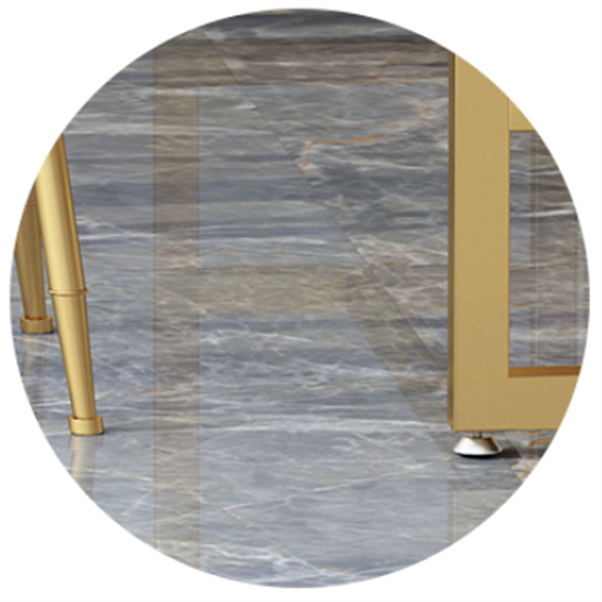 1/2/7 Pieces Glam Iron Bar Table Set Rectangle White Faux Marble Bistro Set with Footrest