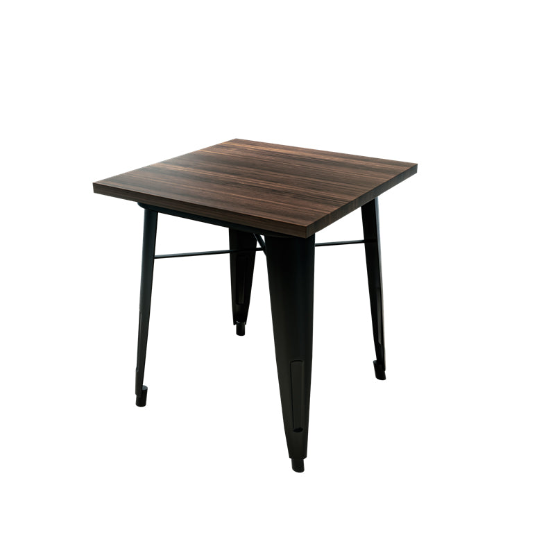 Coffee Shop Dining Table Set 1/2/3/5/7 Pieces Wood and Metal Dinette Set
