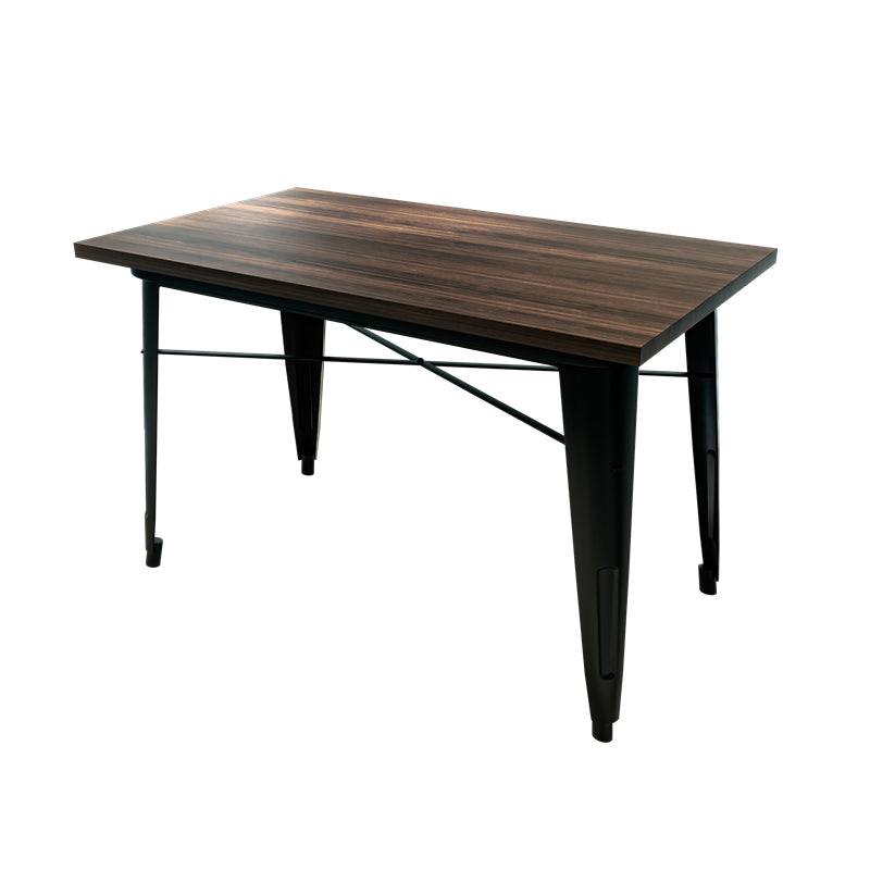 Coffee Shop Dining Table Set 1/2/3/5/7 Pieces Wood and Metal Dinette Set