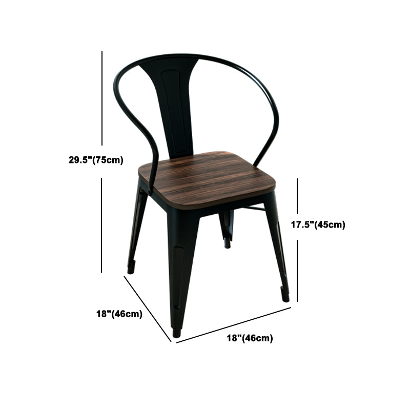 Coffee Shop Dining Table Set 1/2/3/5/7 Pieces Wood and Metal Dinette Set