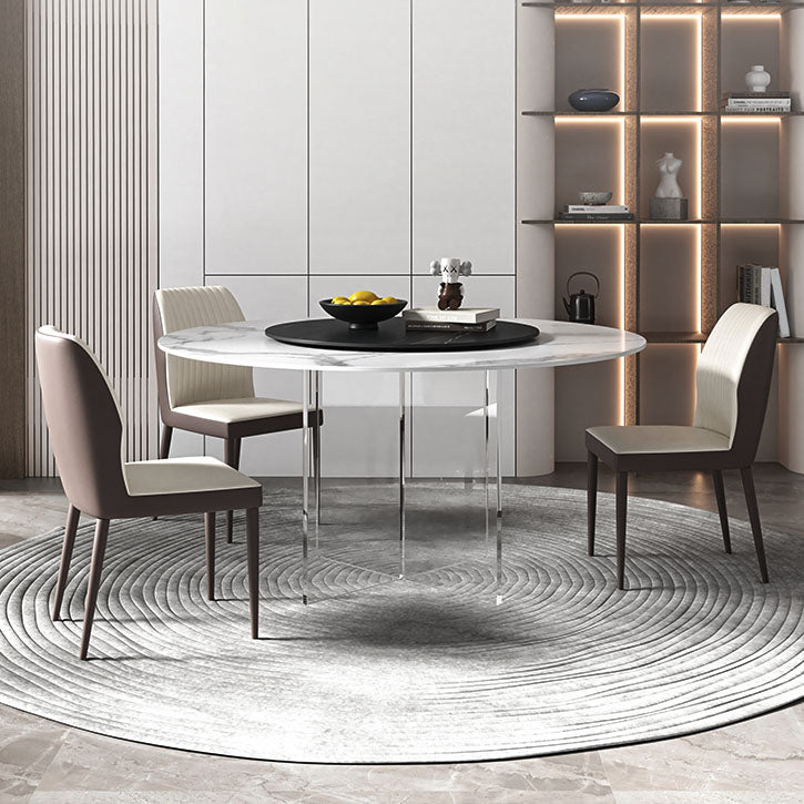 Contemporary Stone Dinner Table Round Dining Table for Dining Room